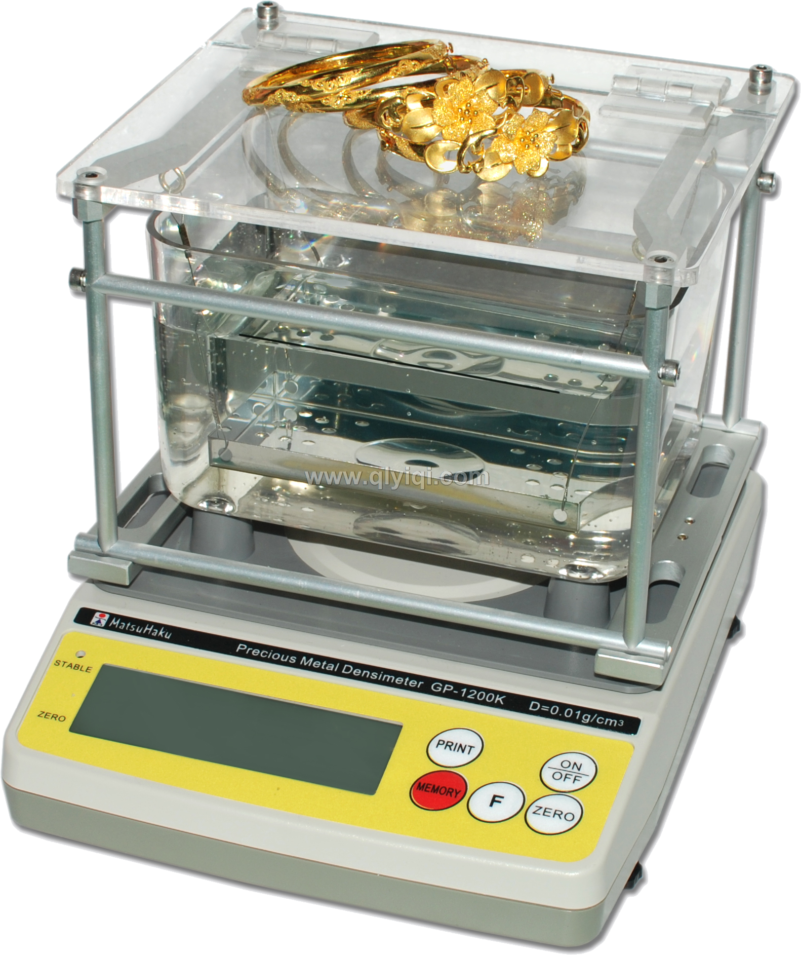 黃金純度、密度、K數(shù)測試儀GP-1200KN
